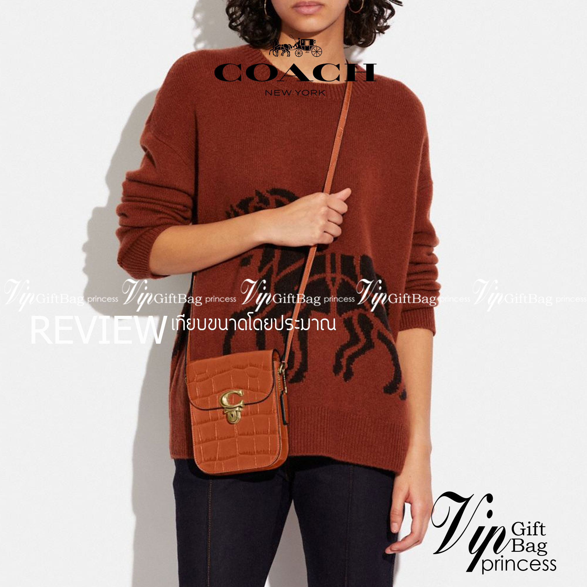 COACH CA057 TALL STUDIO CROSSBODY กระเป๋าสะพายข้างไซส์มินิ ดีไซน์ลูกคุณหนู น่ารักที่สุด!! น่าใช้ไม่อยากวาง!! ดีไซน์รูปทรงกำลังสวย ใช้งานสะดวกด้วยตัวกดเลื่อนล็อค วัสดุหนังแท้ สวยคม มาพร้อมสายสะพายข้างในตัว ใส่ของสำคัญแบบพกพาสะดวก ดีต่อใจจริงๆใบนี้ แนะนำไม่