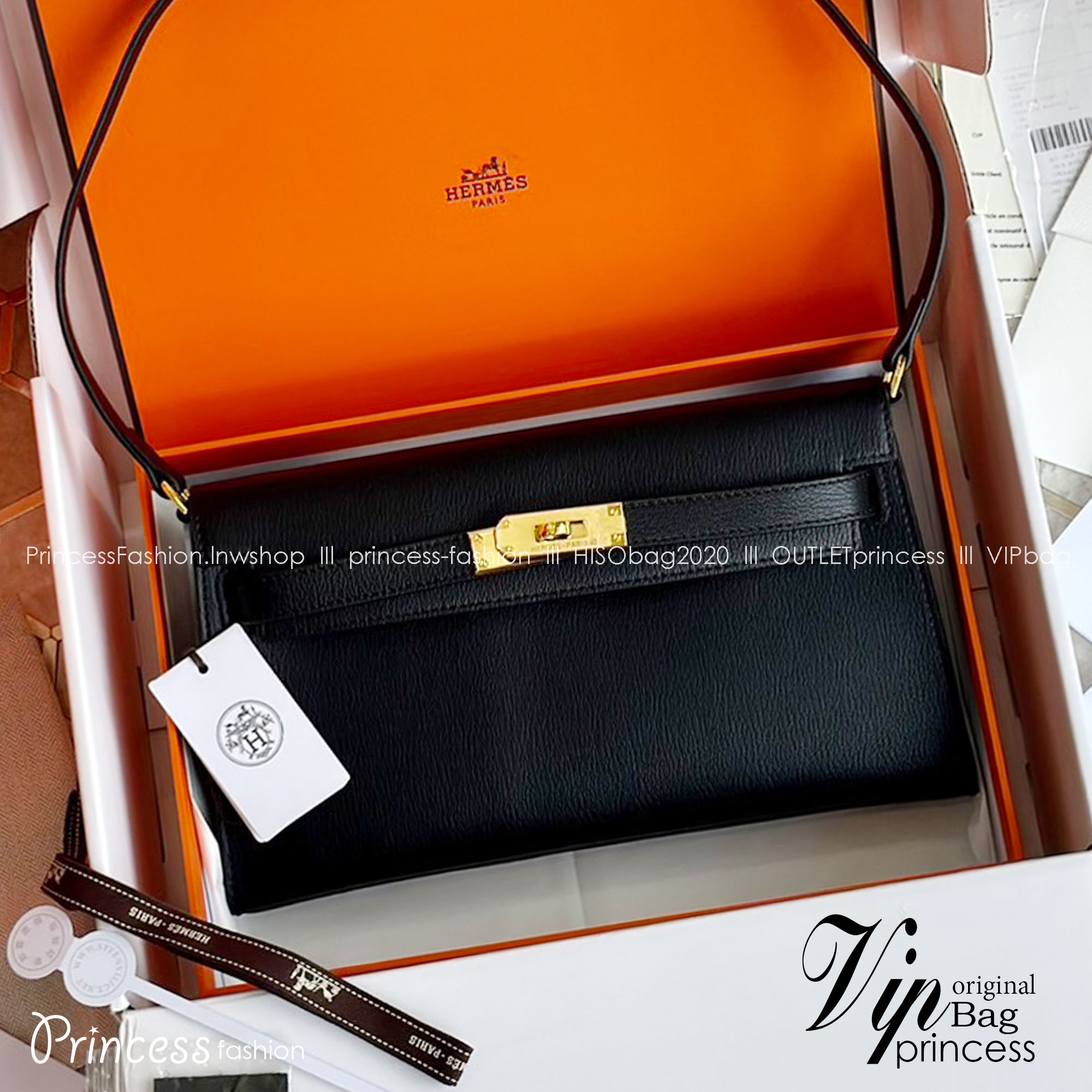 HERMES Kelly Classique To Go wallet swift leather เกรดงานดีสุด กระเป๋าแบรนด์หรูทรงกระเป๋าสตางค์ หนังแท้ เกรดออริ ท็อป สลับแท้ 1:1 ใช้งานต่างประเทศได้