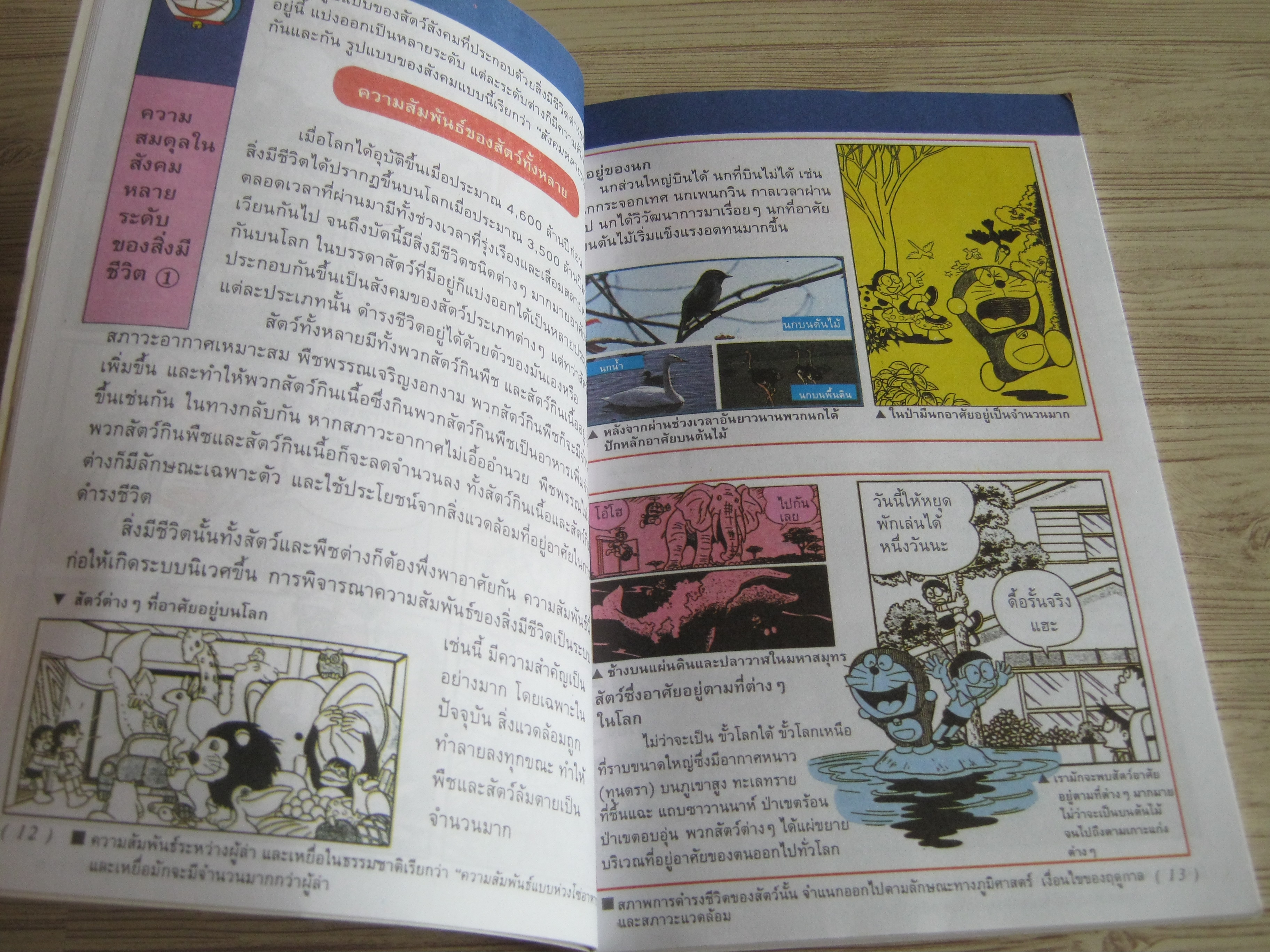 โดเรมอน ค้นพบความมหัศจรรย์ ตอน สัตว์โลกพิศวง Fujio F. Fujiko เรื่องและภาพ ปรียาณี สุพุทธิพงศ์ แปล