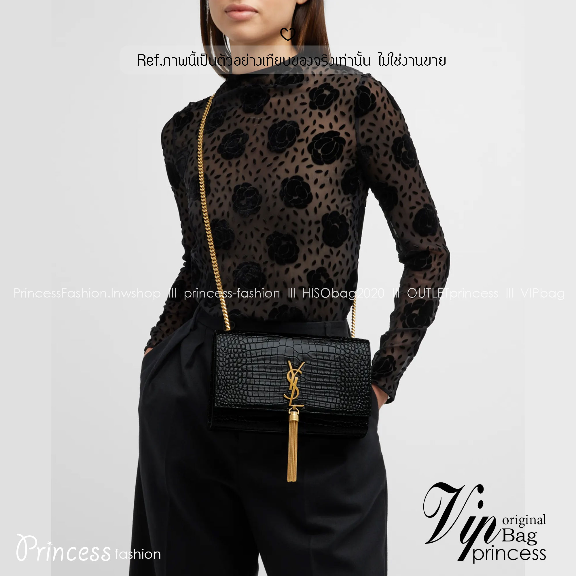 YSL KATE SMALL TASSEL BAG กระเป๋าสะพายทรง woc ที่สุดของความฮอต เป็นเอกลักษณ์ความหรูของแบรนด์เลยก็ว่าได้ ดีไซน์เรียบแต่หรูของจริง เพิ่มดีเทลพู่ห้อยสวยโดดเด่น -- [รับตัวแทนกระเป๋า]