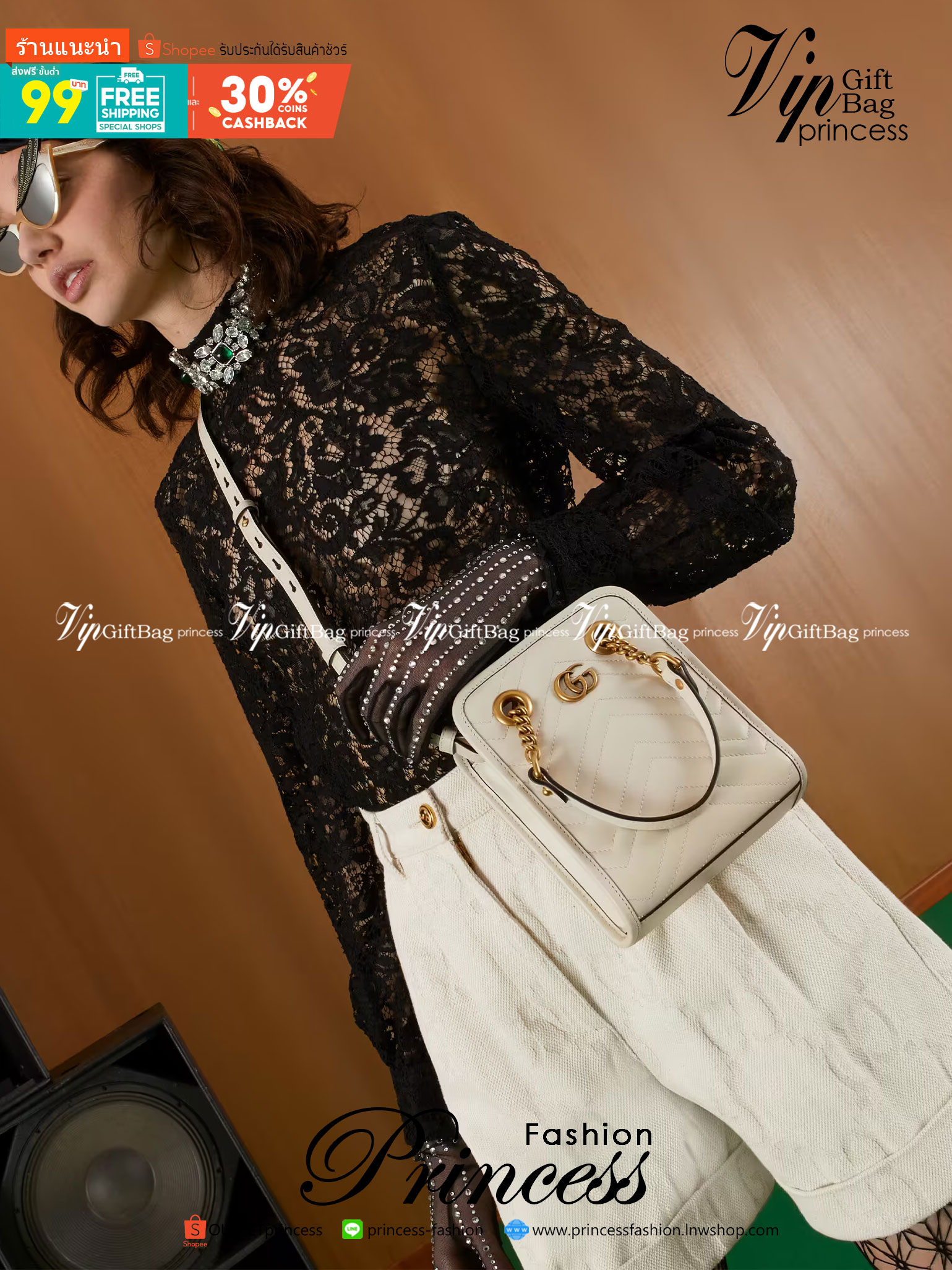 Gucci GG Marmont Matelasse Mini Bag / Gucci mini tote with chain bag กระเป๋าทรงโท้ทมินิ พร้อมสายสะพายโซ่ รองบ่าเป็นหนัง ถือได้ สะพายได้พร้อมสายยาวหนัง ภายในโล่งกว้าง จุของได้เยอะ ภาพถ่ายจากงานขายจริง ใช้งานต่างประเทศได้