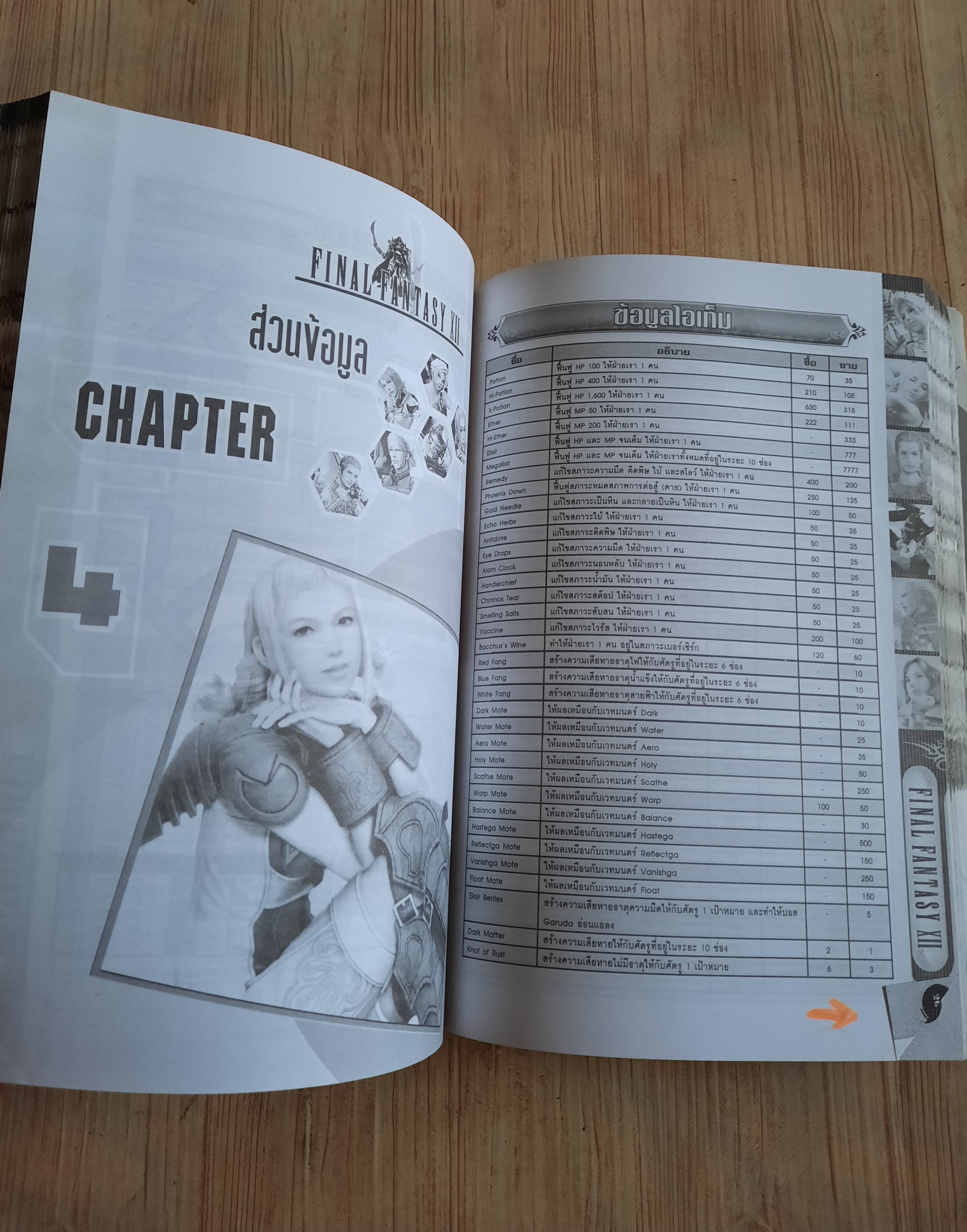 คู่มือเฉลยเกม .PS2 FINAL FANTASY XII