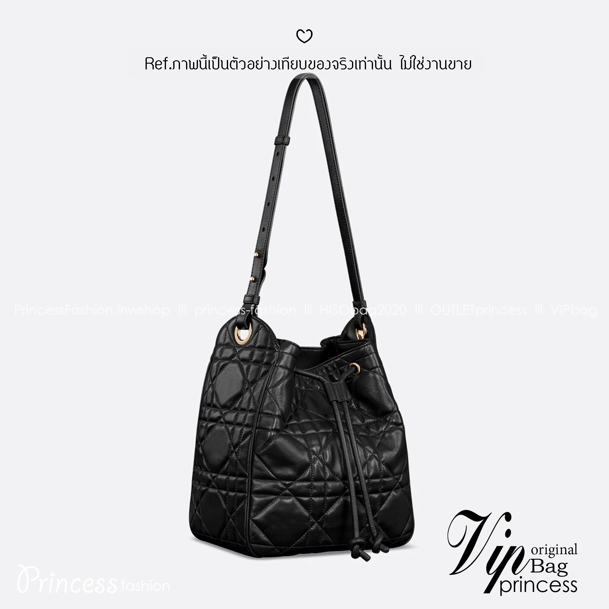 Dior Medium D-Motion Bag กระเป๋าสะพายทรงบัคเก็ต โดดเด่นด้วยดีไซน์ทรงถังทันสมัยเรียบง่ายใช้งานได้จริง เย็บตะเข็บแบบ Macrocannage นุ่มนวล