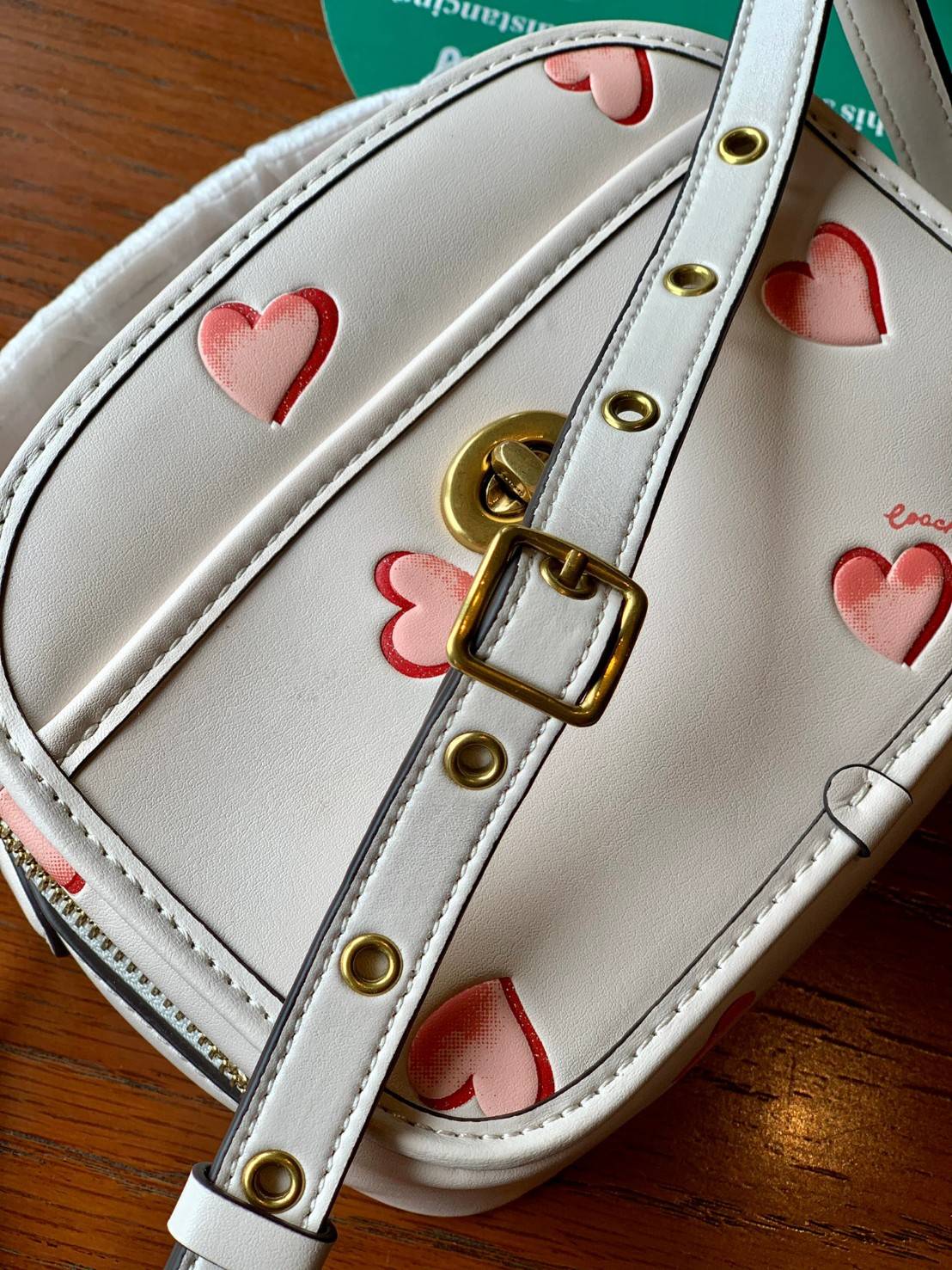 COACH LUNCHBOX TOP HANDLE WITH HEART PRINT ((C3920)) พร้อมส่งความน่ารักที่ไทย ตามมาติดๆค่ะ!! กระเป๋าสะพายข้างหรือแบบหิ้วออกงานเกร๋ๆได้เลยค่ะ หนังแท้อย่างดีสวยงามมากค่ะ ❤️จุดเด่นของรุ่นคือปริ้นลายหัวใจแบบ3D ทั้งใบ