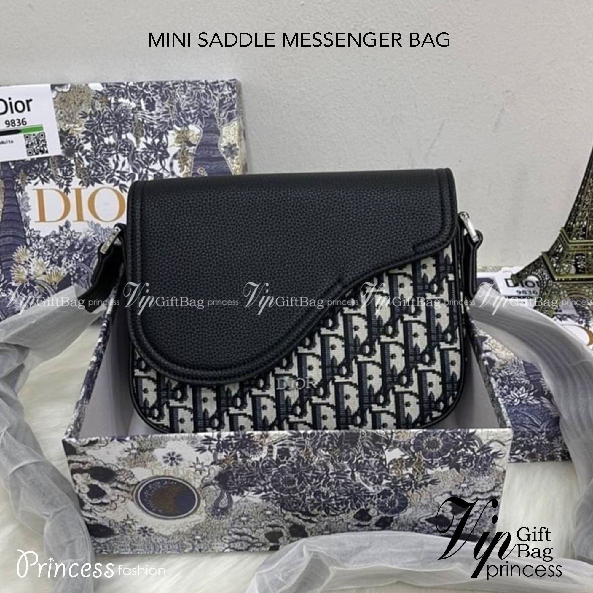 DIOR MINI SADDLE MESSENGER BAG รุ่นที่หนุ่มๆตามหา รุ่นหายาก!! ล็อทนี้ราคาดีมากค่ะ กระเป๋าสะพายลุคผู้ดี สีสวยคมคลาสสิก ดีไซน์เรียบหรู แนะนำใบนี้เป็น everyday bag รับรองตอบโจทย์ทุกลุค ทุกสไตล์แน่นอนจ้า