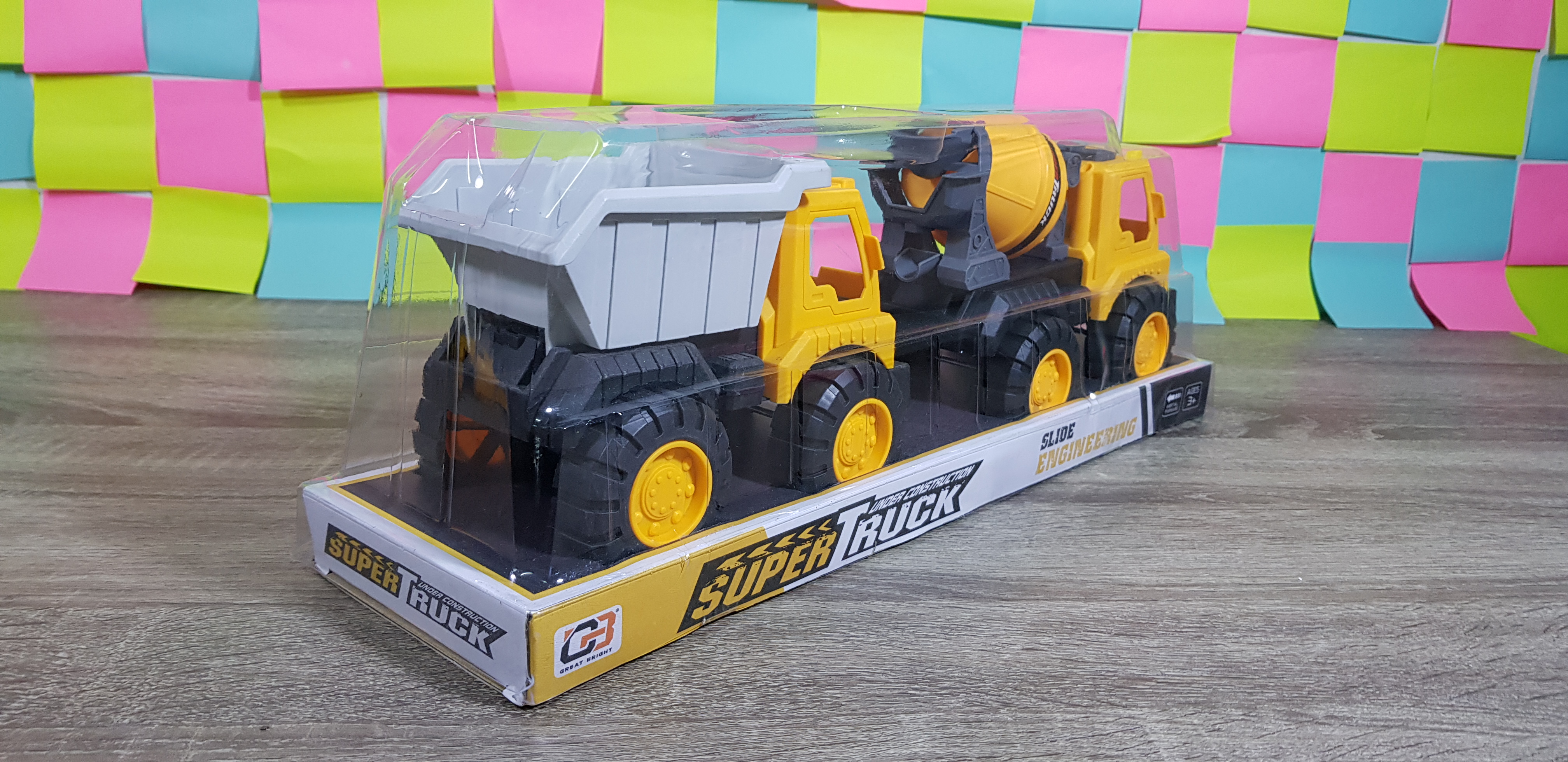 รถดั้ั้มของเล่นและรถผสมปูน No.988-15