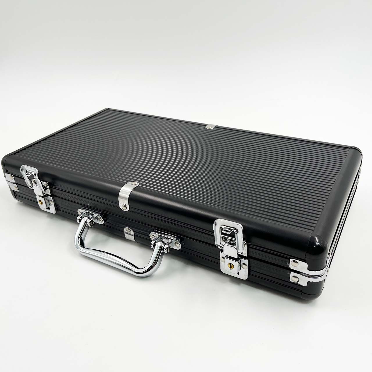 กระเป๋าใส่ชิพโป๊กเกอร์สีดำขนาดบรรจุ 300 ชิป