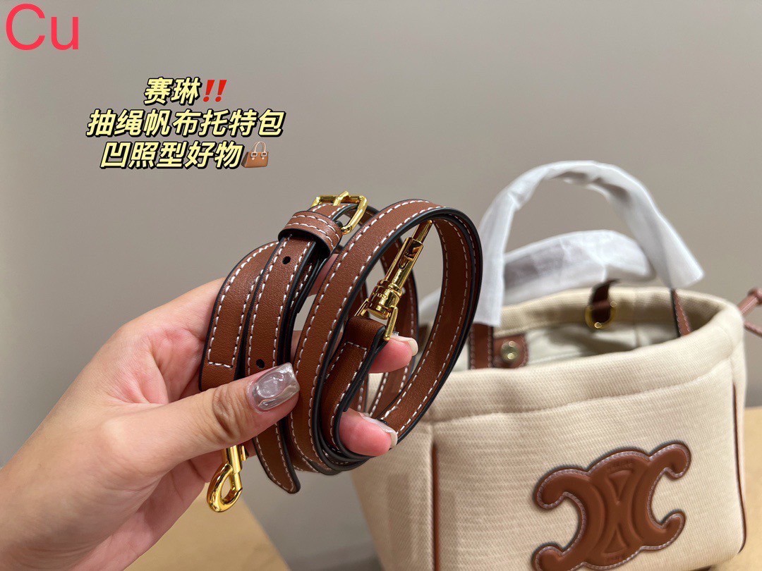 CELINE Horizontal Cabas Canvas / CELINE TOTE BAG กระเป๋าทรงโท้ทกำลังมาแรง ขนาดและดีไซน์ทรงสี่เหลี่ยมผืนผ้า สามารถใส่ของได้เยอะและนำมาใช้ได้ทั้งไปทำงานหรือไปช้อปปิ้งได้ แมทช์กับเสื้อผ้าได้ง่าย เรียกได้ว่าคุ้มค่าคุ้มราคาสุดๆ