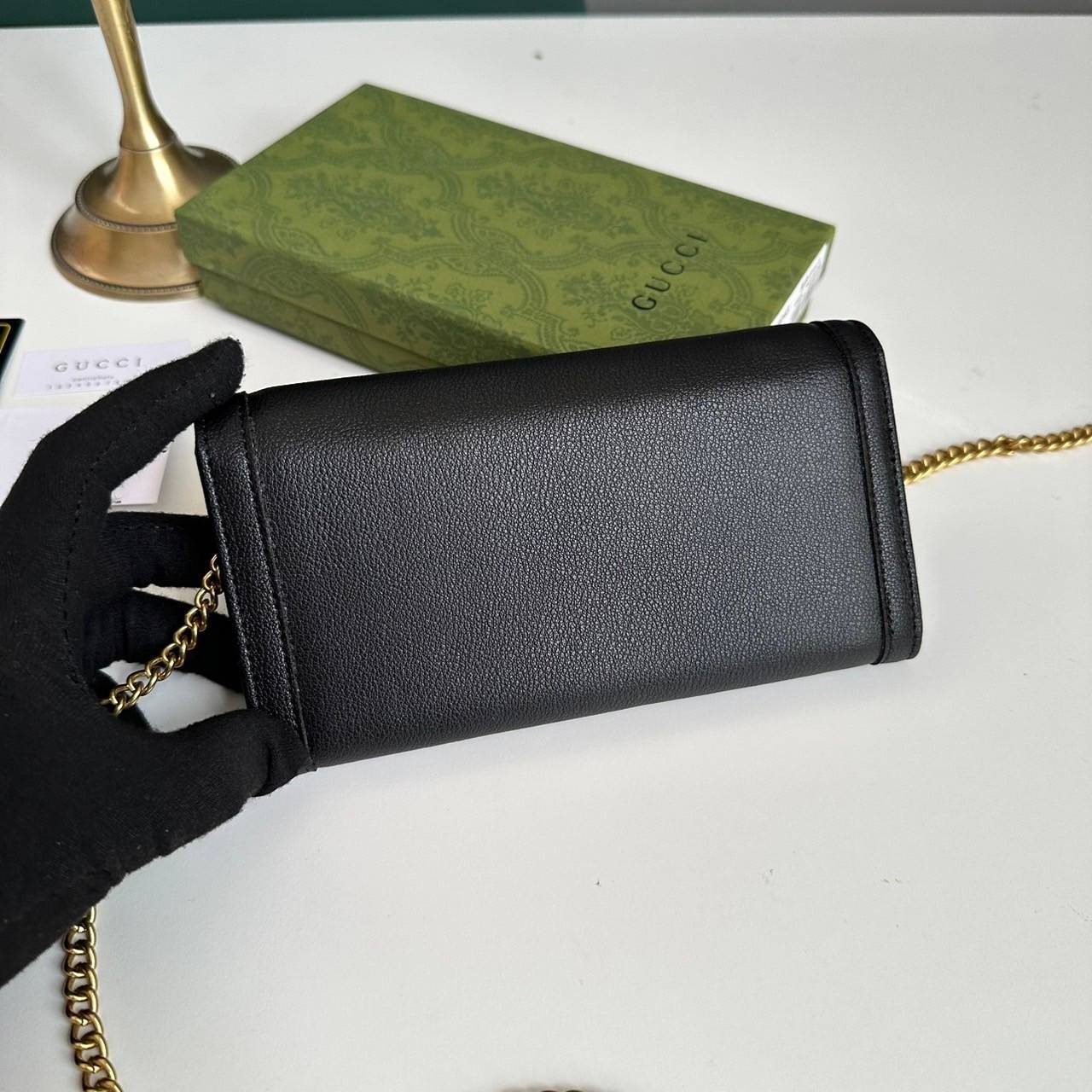 Gucci Diana chain wallet with bamboo / Gucci wallet Double G เกรดออริจินอล กระเป๋าสตางค์กุชชี่พร้อมสายโซ่ ภาพถ่ายจากงานขายจริง ใช้งานต่างประเทศได้