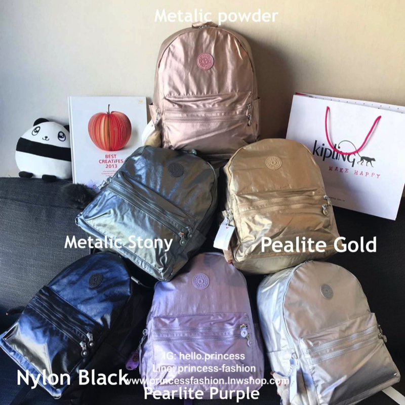 KIPLING LARGE BACKPACK WITH DOUBLE ZIPSกระเป๋าเป้จากคอลเลคชั่น Mayday วัสดุ Nylon & Polyester 100% น้ำหนักเบา ใส่ของได้เยอะแบบไร้กังวล เปิดปิดด้วยซิปคู่ ด้านหน้ามี2ช่องซิปใส่ของจุกจิกที่ต้องหยิบใช้บ่อย ใบใหญ่กับราคาเบาๆเลยคร้า!!