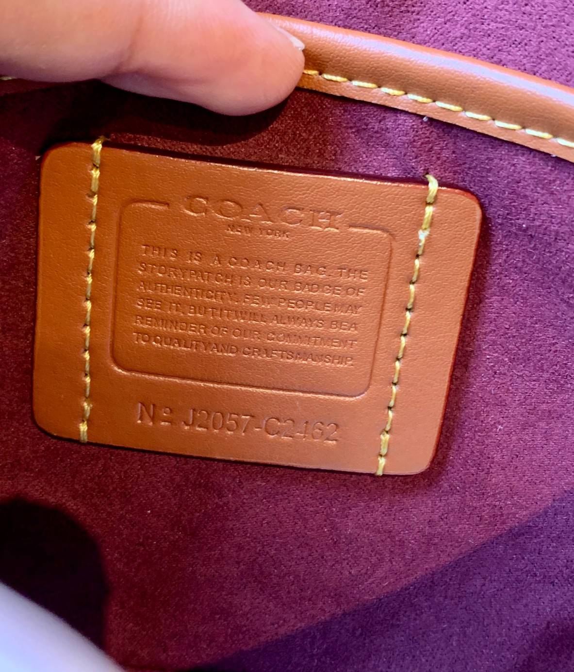 ของแท้ 100% COACH MADISON 16 CROSSBODY BAG LEATHER