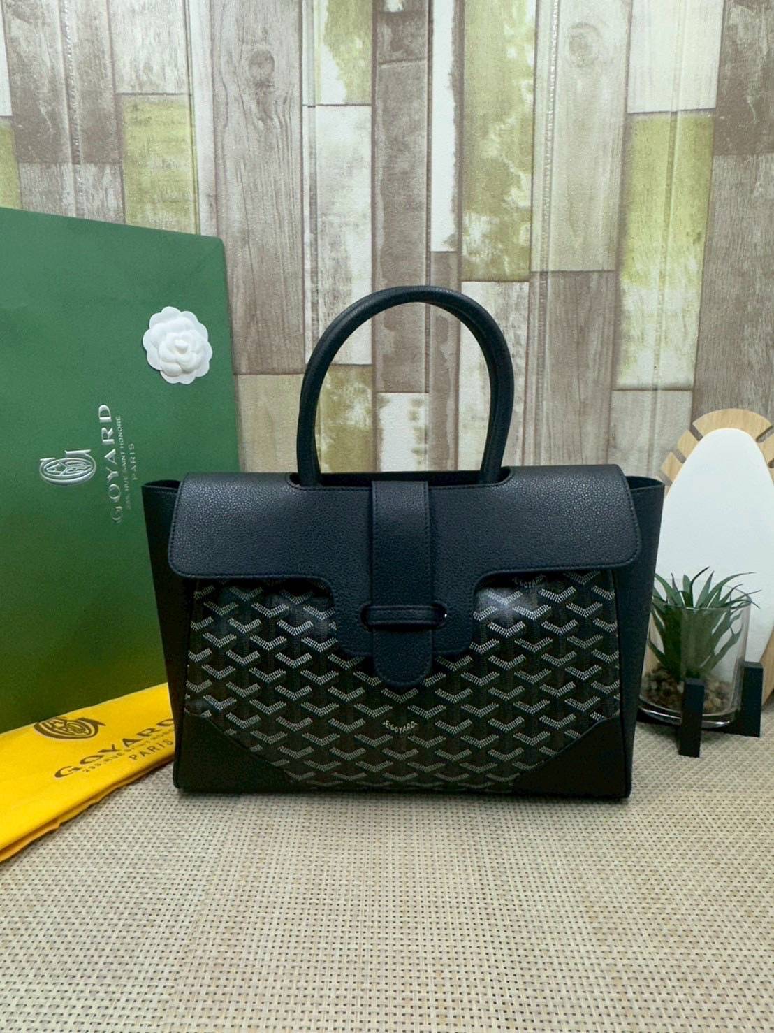 5 สี ORI หนังแท้ | Goyard Saigon Tote Bag กระเป๋าสะพายทรงโท้ท พร้อมหูจับใช้งานง่าย ภายในโล่งกว้าง หรูหราลงตัว