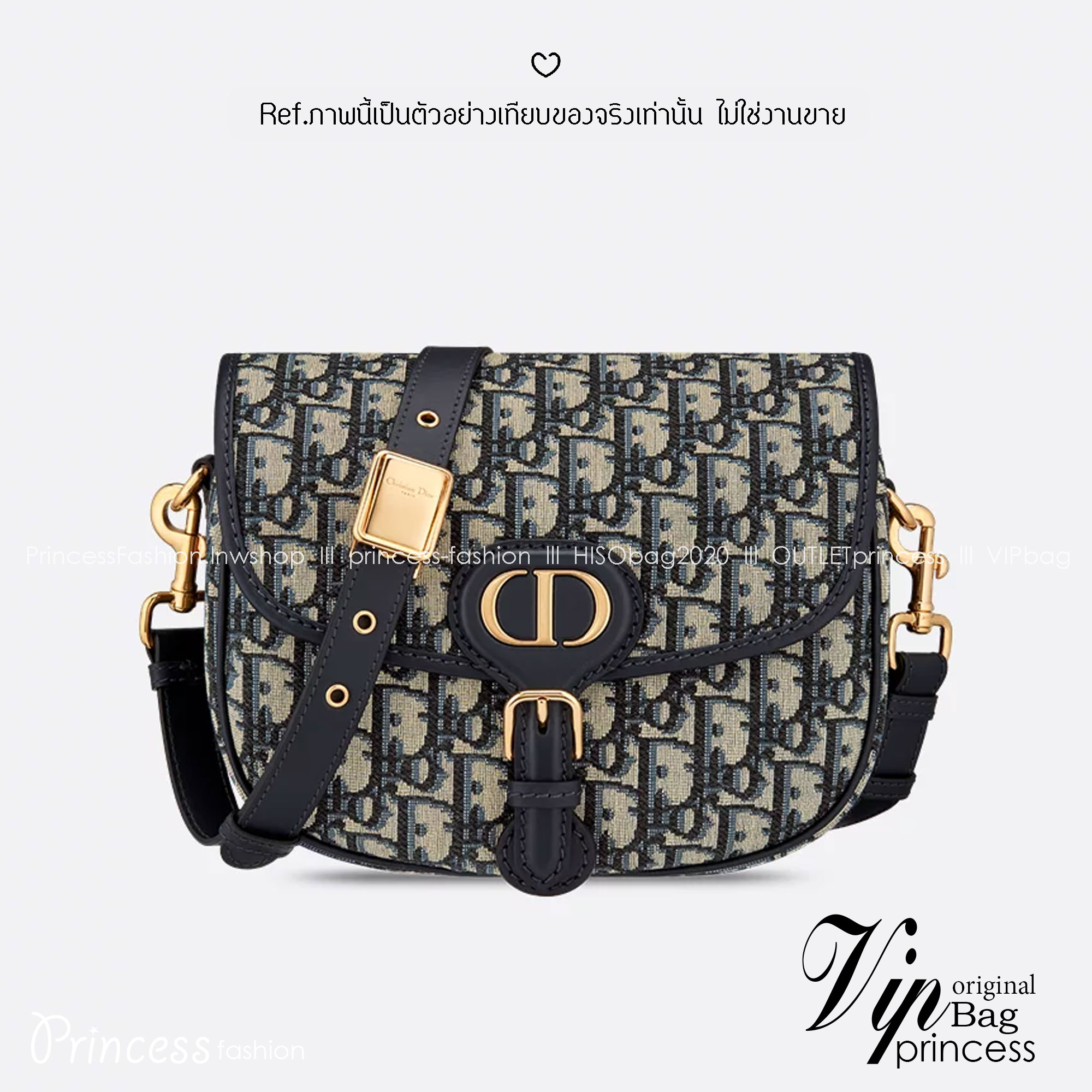 Dior Bobby Medium Bag Dior Oblique jacquard fabric in blue กระเป๋าสะพายทรงโฮโบรุ่นยอดนิยม คลาสสิคสุดหรู ด้วยเส้นสายที่ประณีตและสัดส่วนที่กลมกลืนลงตัวอย่างสวยงาม เกรดท็อปออริ ใช้งานต่างประเทศได้