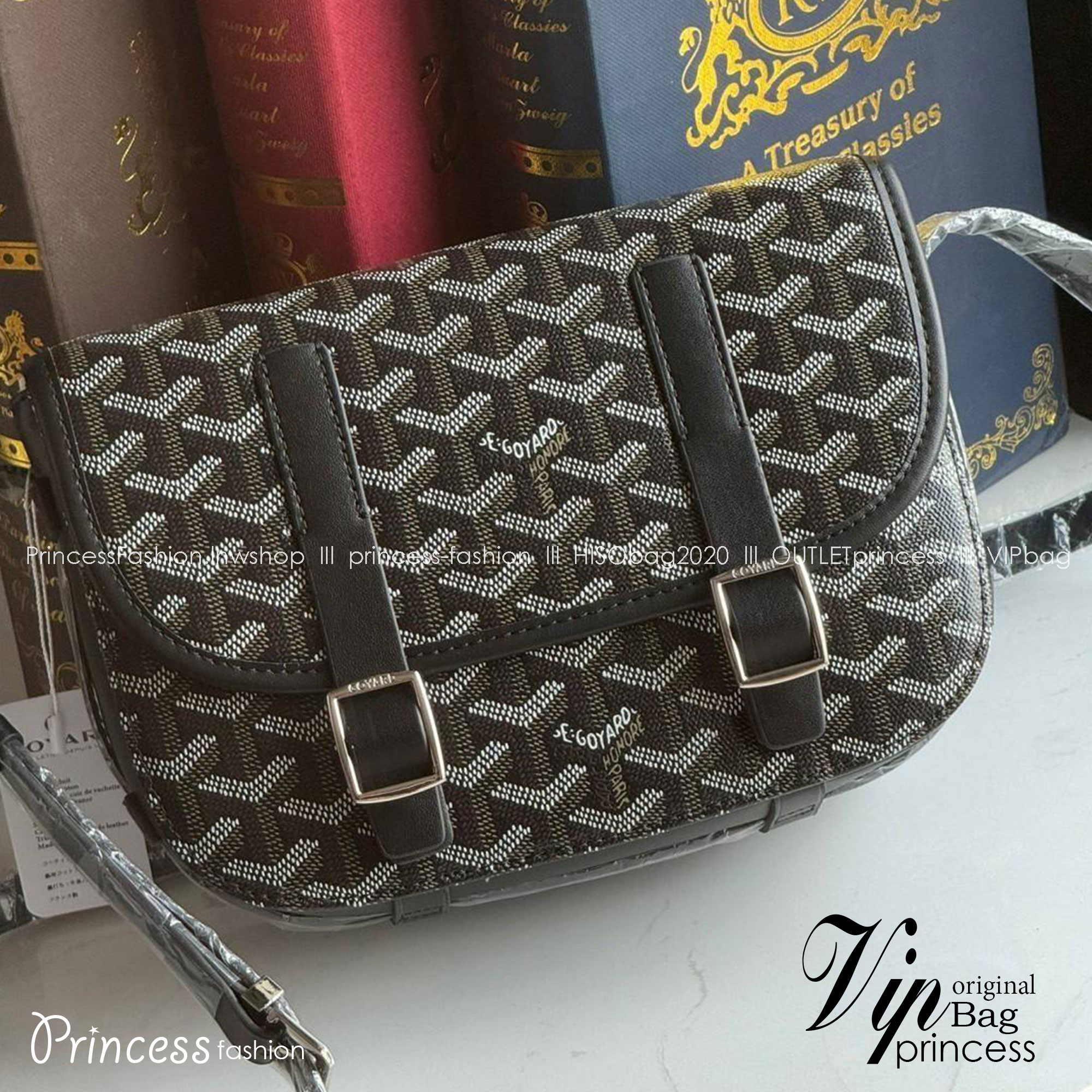 พร้อมส่ง 4 สี GOYARD Belvedere Messenger กระเป๋าสะพายแบรนด์หรูสัญชาติฝรั่งเศส 🧡 เกรดออริจินอล 1:1 สลับแท้ ใช้งานต่างประเทศได้