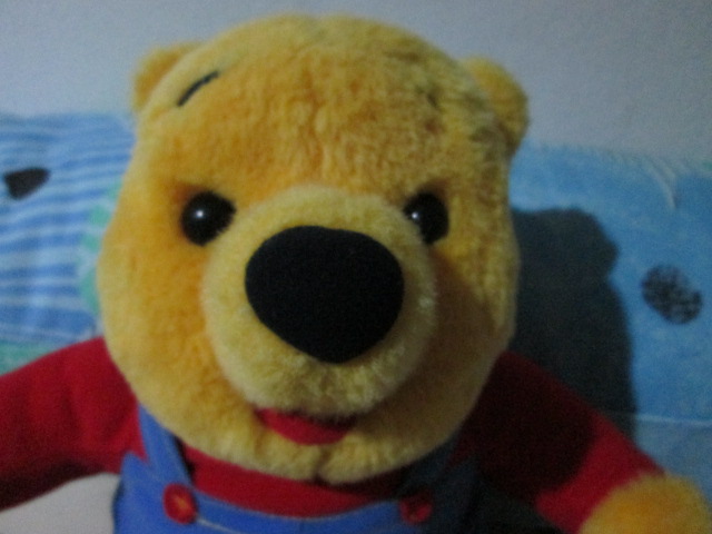 Disney Winnie The Pooh Plush Talking Wiggling Giggling Pooh Bear. 1997 Mattel (ตุ๊กตามีเสียงพูดได้สอนภาษามือสอง)