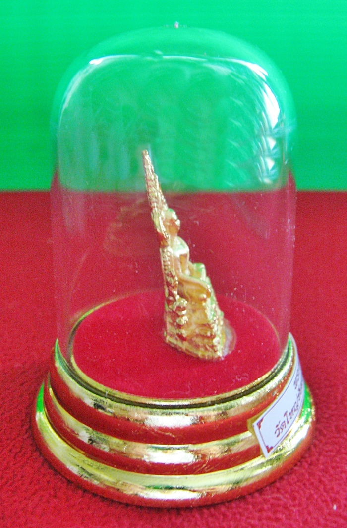 พระพุทธชินราชครอบแก้ว สูง7ซม. วัดใหญ่ชัยมงคล พระนครศรีอยุธยาค่ะ