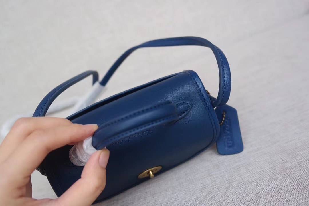 COACH Turnlock Top Handle With Horse And Carriage Print COACH Lady กระเป๋าสะพาย FM1981-144