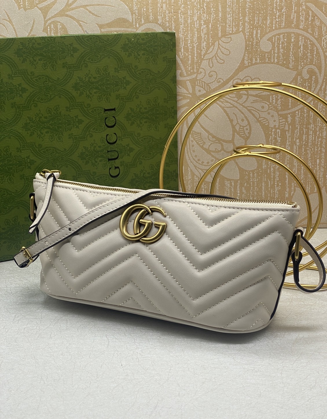 GUCCI GG Marmont matelasse shoulder bag / GUCCI Marmont เกรดออริจินอล 1:1 ใช้งานต่างประเทศได้ รุ่นใหม่ล่าสุด