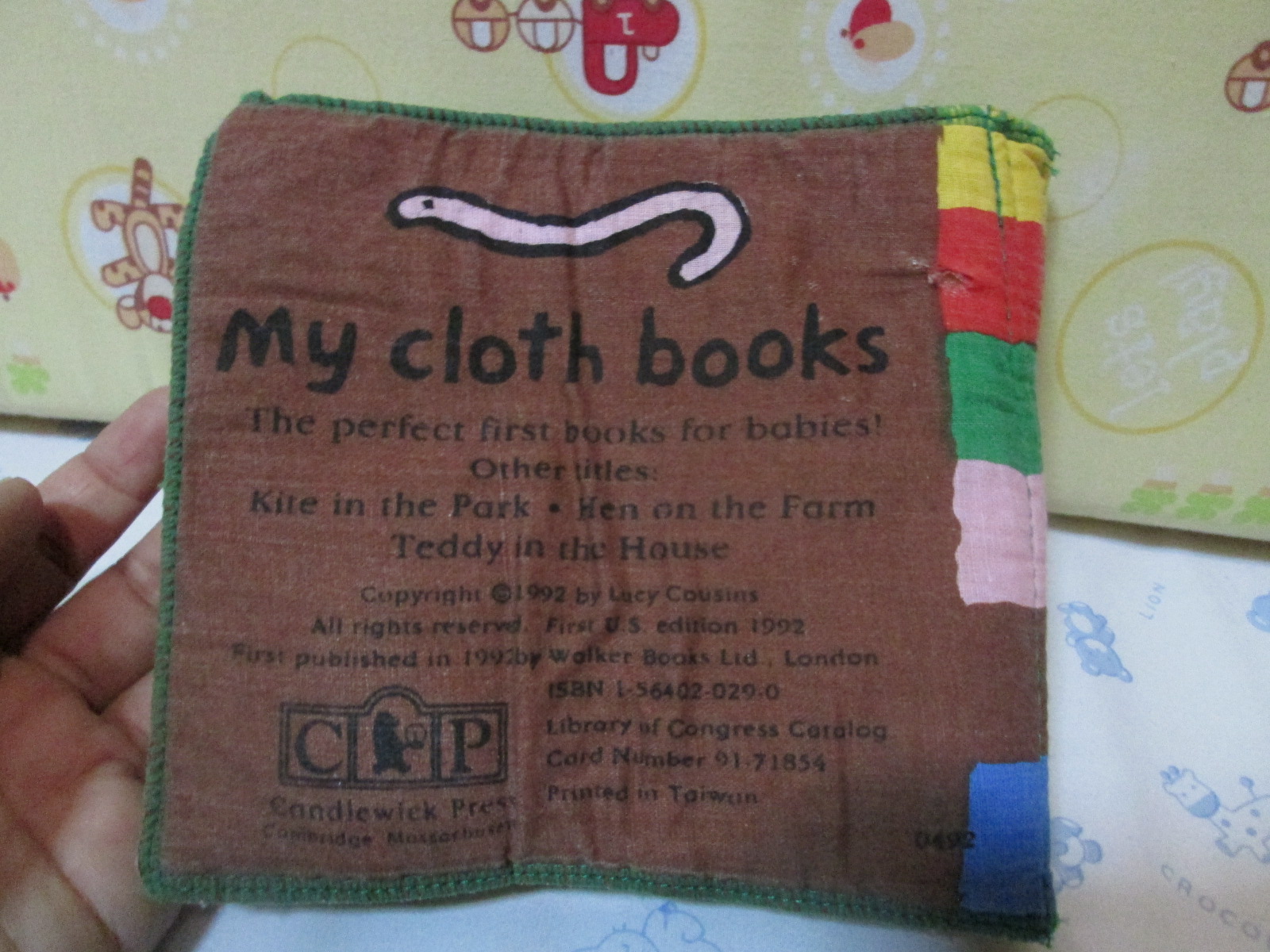 Flower in the Garden: My Cloth Book หนังสือนิทานผ้ามือสอง