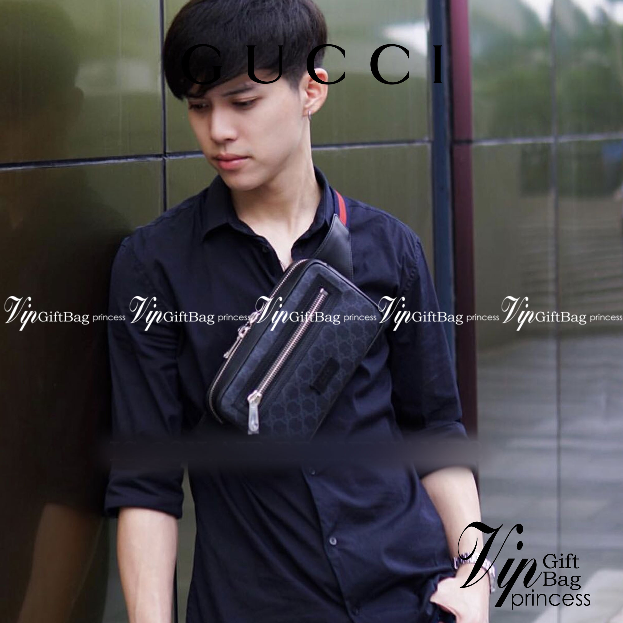 หนังแท้ GUCCI Soft GG Supreme Belt Bag / GG Belt Bag / Soft GG Supreme Belt Bag ไอเท็มที่หนุ่มๆเรียกร้อง กระเป๋าคาดอก/คาดเอว สายสะพายปรับได้ สายสปอร์ต สายแคมป์ปิ้ง หรือจะสายไหน ใบนี้ตอบโจทย์ทุกลุค ง่ายๆเท่ๆ สุดคุ้ม!! ภาพสินค้าถ่ายจากงานขายจริง ใช้งานต่างป