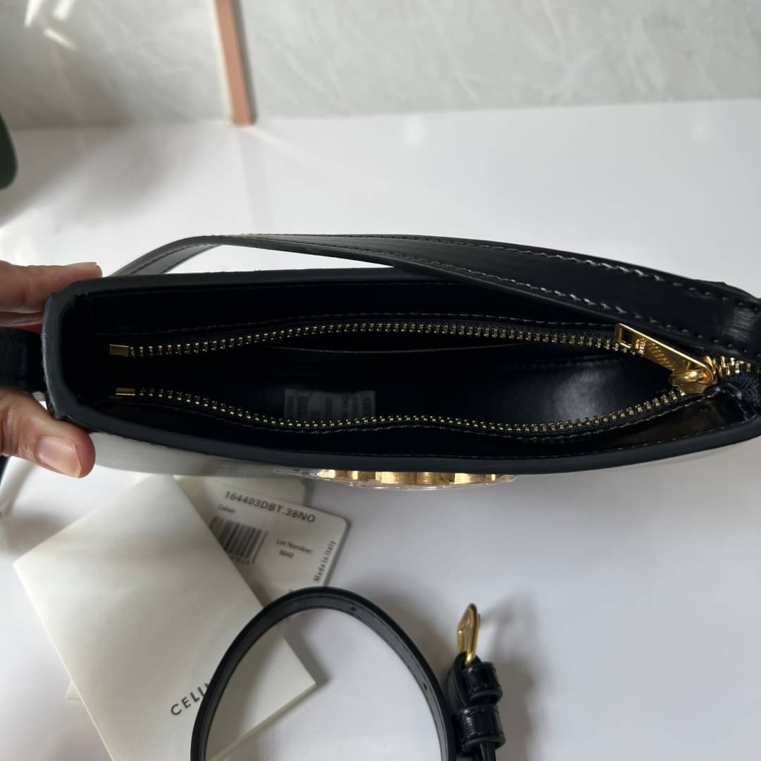 CELINE MEDIUM TILLY BAG IN SHINY CALFSKIN กระเป๋าสะพายไหล่/สะพาย คอลใหม่ทรงสวย มาแรง สวยหรูหรา