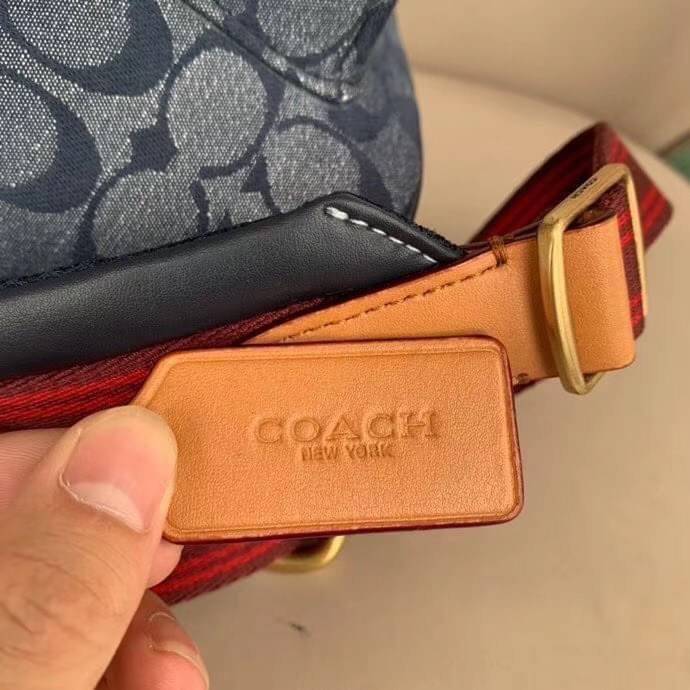 Coach Academy Pack In Signature Chambray