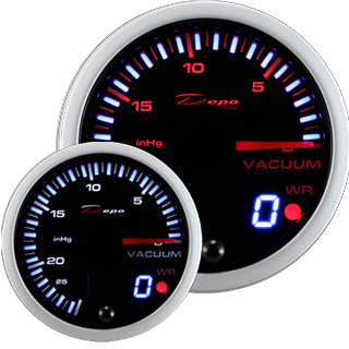 เกจวัดแรงดันสุญญากาศ Vacuum เข็ม + ดิจิตอล [SLD]