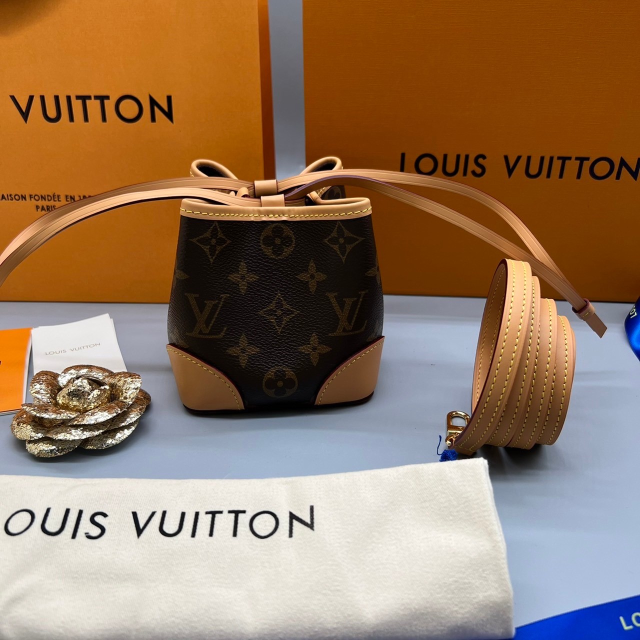 ORI Louis Vuitton Noe Purse Monogram Brown / LV NOE PURSE IN MONOGRAM เกรดออริจินอล สินค้าจริงตามรูป พร้อมส่งที่ไทย