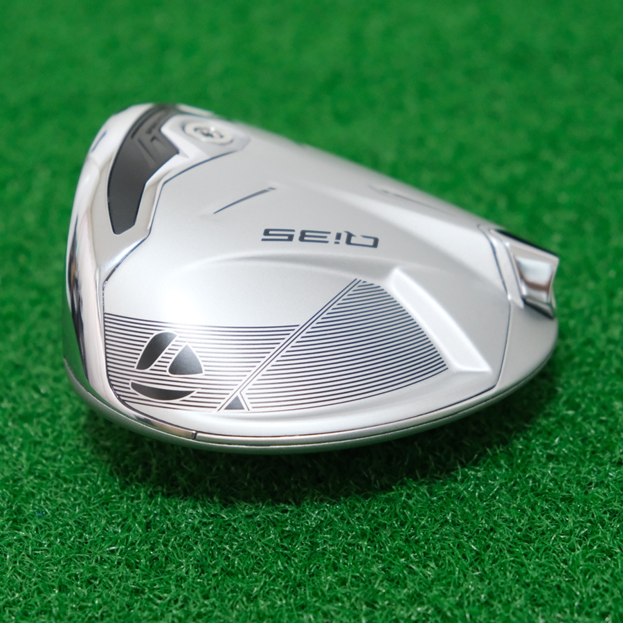 2025 TAYLORMADE QI35 DESIGNER SERIES MATTE PLATINUM 10.5* DRIVER - HEAD ONLY + HEADCOVER