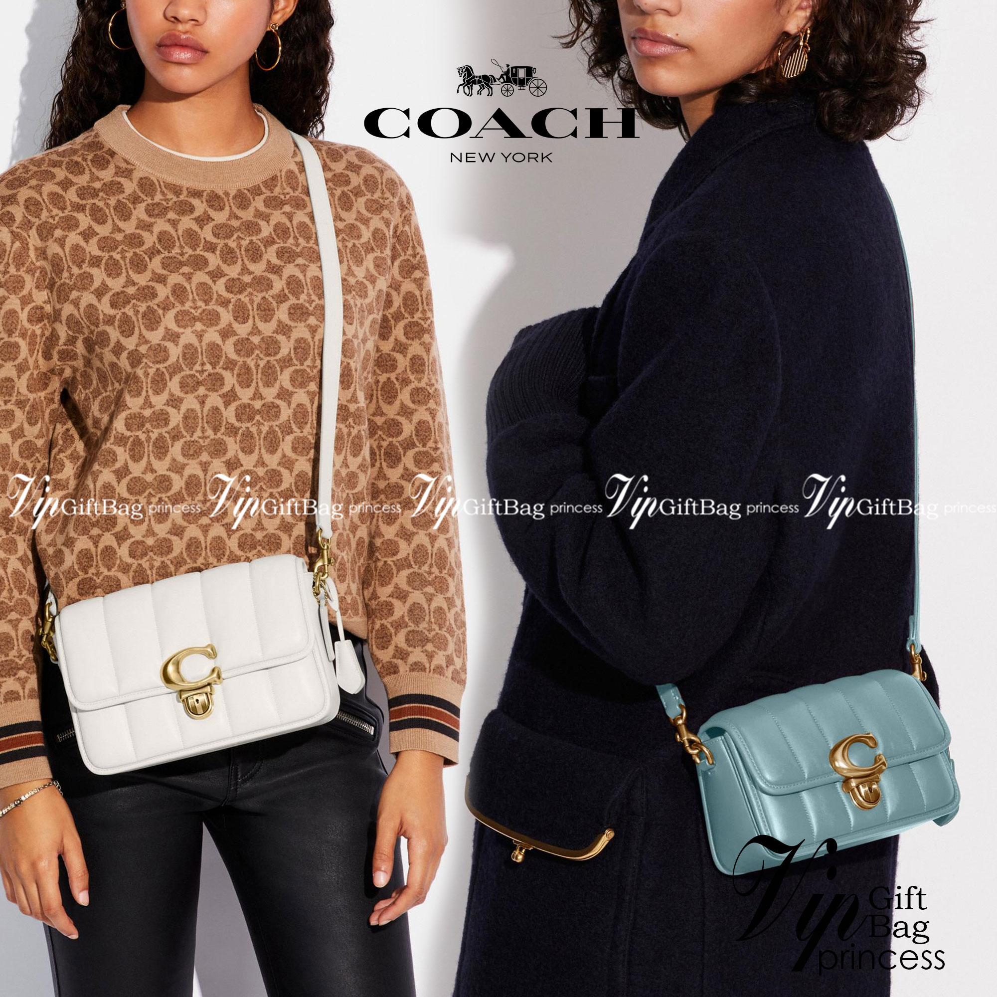 Coach Studio Shoulder Bag With Quilting c7725 พร้อมส่งที่ไทย