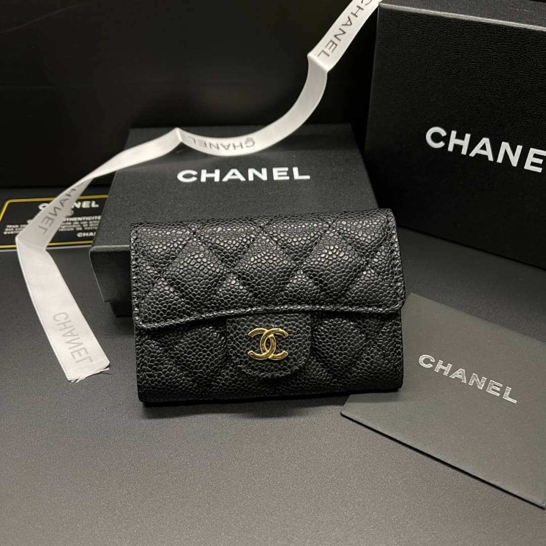Chanel Wallet / Chanel Card Holder / Chanel Coin กระเป๋าสตางค์ชาแนลใบสั้น กระเป๋าใส่บัตร ใส่เหรียญ ภายในตามรูป เกรดออริจินอล ภาพถ่ายจากงานขายจริง ใช้งานต่างประเทศได้