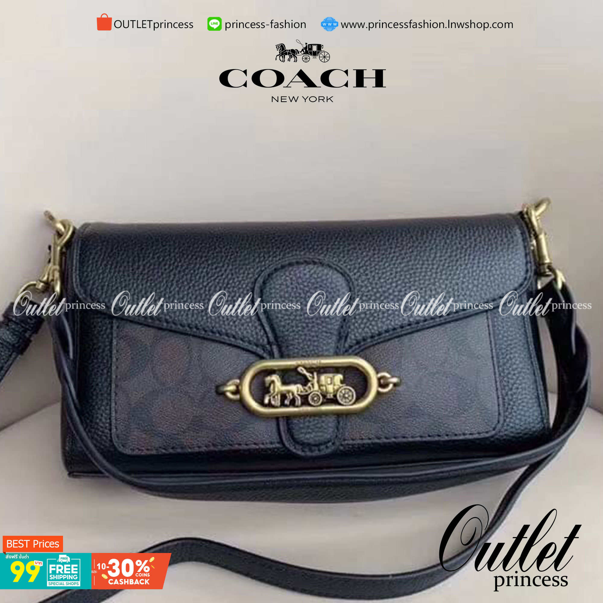 COACH SMALL JADE SHOULDER BAG [F91105,90782] กระเป๋าสะพายไหล่ ดีไซน์วินเทจย้อนยุค สวยคมชัด คลาสสิคใช้ได้ทุกลุค วัสดุหนัง pepble ทนทาน เปิด-ปิดด้วยฝาคาดโลโก้ พร้อมแถบแม่เหล็กในตัว รับรองแน่นหนา ด้านหลังมีช่องซิปให้ ภายในเป็นช่องโล่ง ขนาดกำลังดี ใช้งานง่าย 