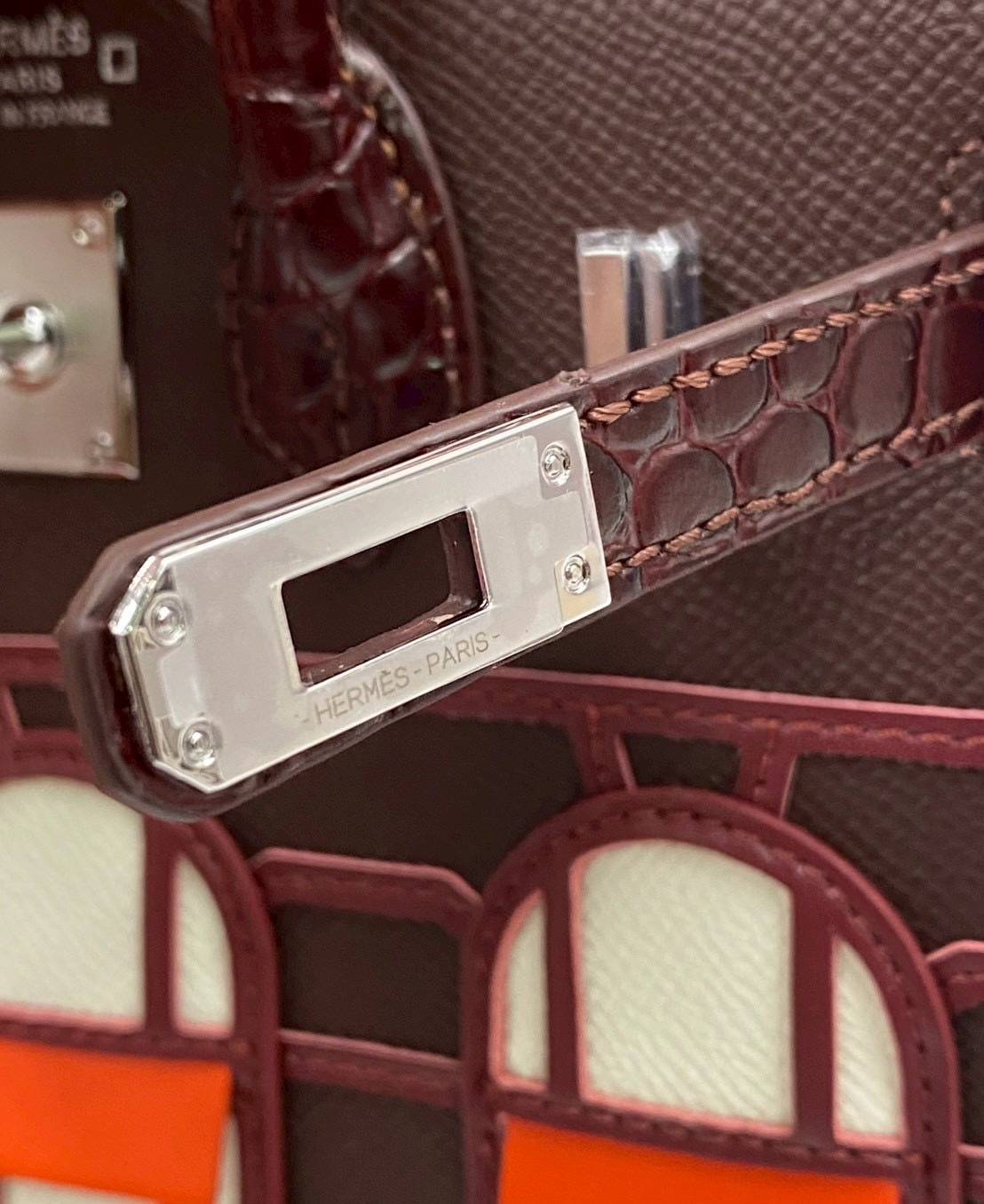 ORI หนังแท้ | Hermes Birkin Bag Faubourg 20cm รุ่นลิมิเต็ด กระเป๋าสะพายที่สุดแห่งหรูหราลัคชู นิยามของความสง่างามเหนือกาลเวลา แบรนด์เนมในฝัน งดงามดั่งเจ้าหญิง แบรนด์ที่บ่งบอกถึงฐานะและรสนิยมของคุณ