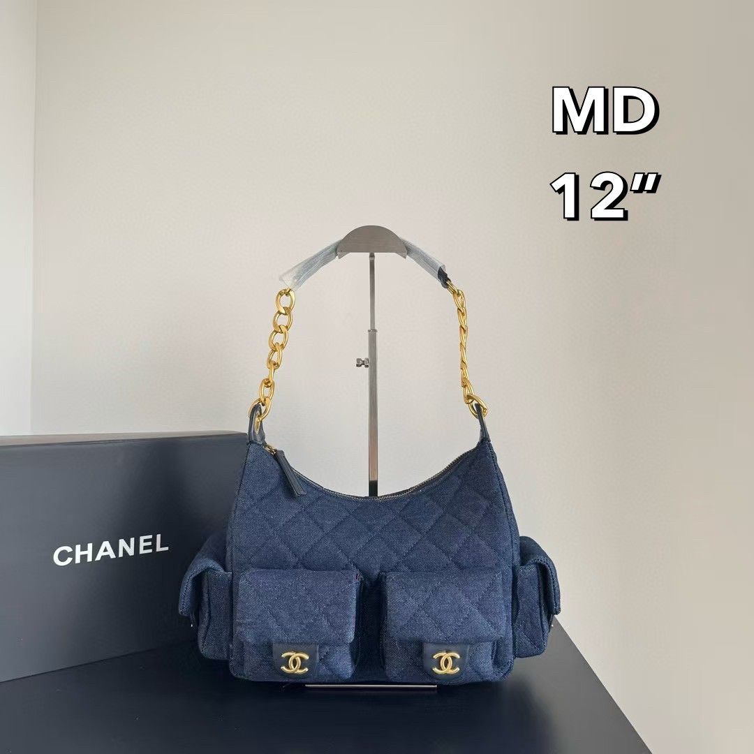 CHANEL 25C Hobo Bag ใหม่ล่าสุดก่อนใคร กับกระเป๋าสะพายทรงโฮโบรูปทรงสวยคลาสสิค ใช้งานได้ง่าย ทุกลุค ทุกสไตล์