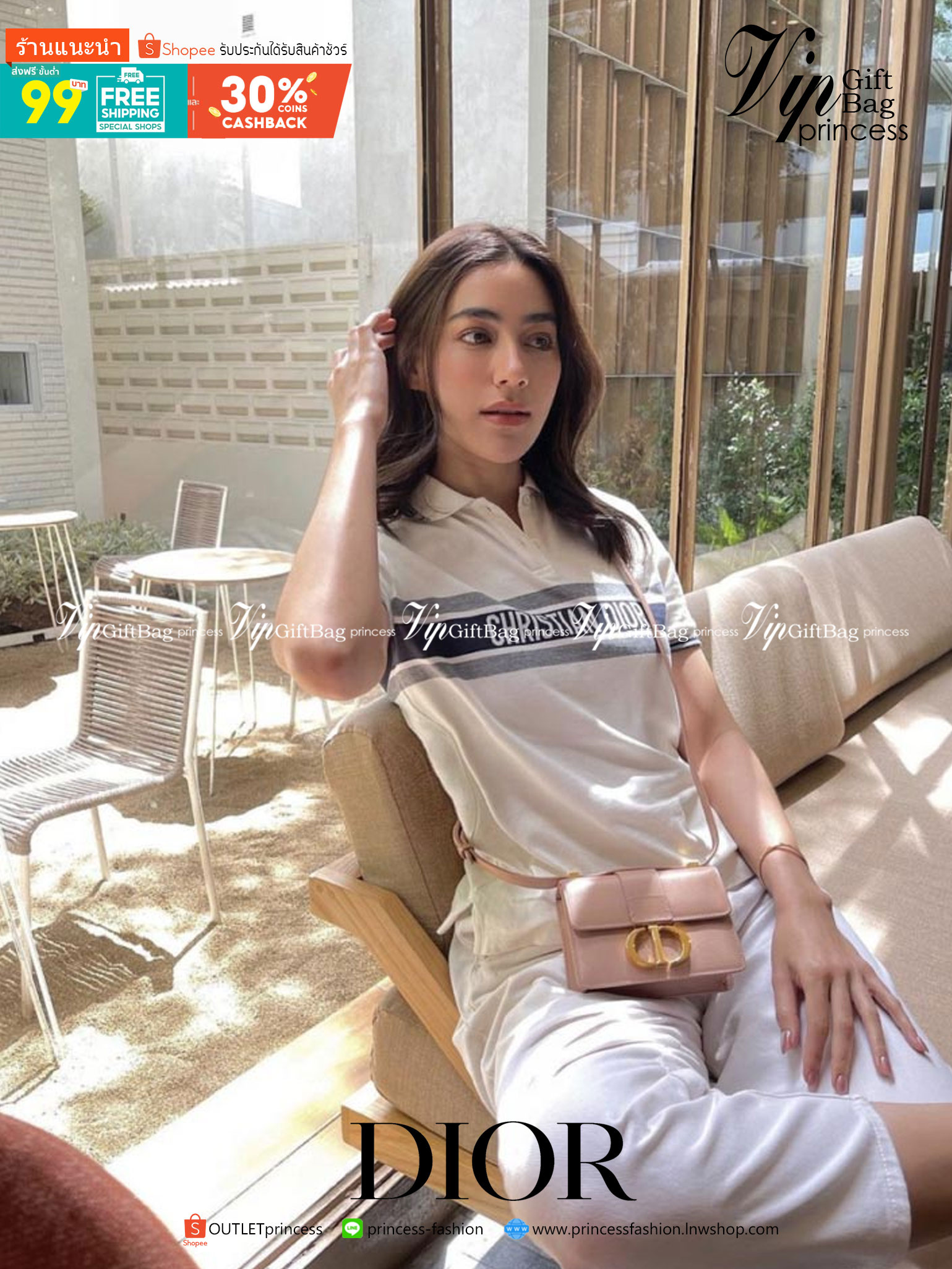 หนังแท้ DIOR Micro 30 Montaigne Bag พร้อมส่งที่ไทย เกรดเทพออริจินอลหนังแท้ สวยมากค่ะ ภาพสินค้าถ่ายจากงานขายจริง ใช้งานต่างประเทศได้ สายสะพายหนังยาวถอดได้ปรับระดับได้ จะสะพายไหล่หรือ CROSSBODY ก็ดูดีลุ๊คนี้คุณหนูมากค่ะ ไอเท็มนี้แนะนำไม่มีเอ้าท์ค่ะ ภาพถ่ายส