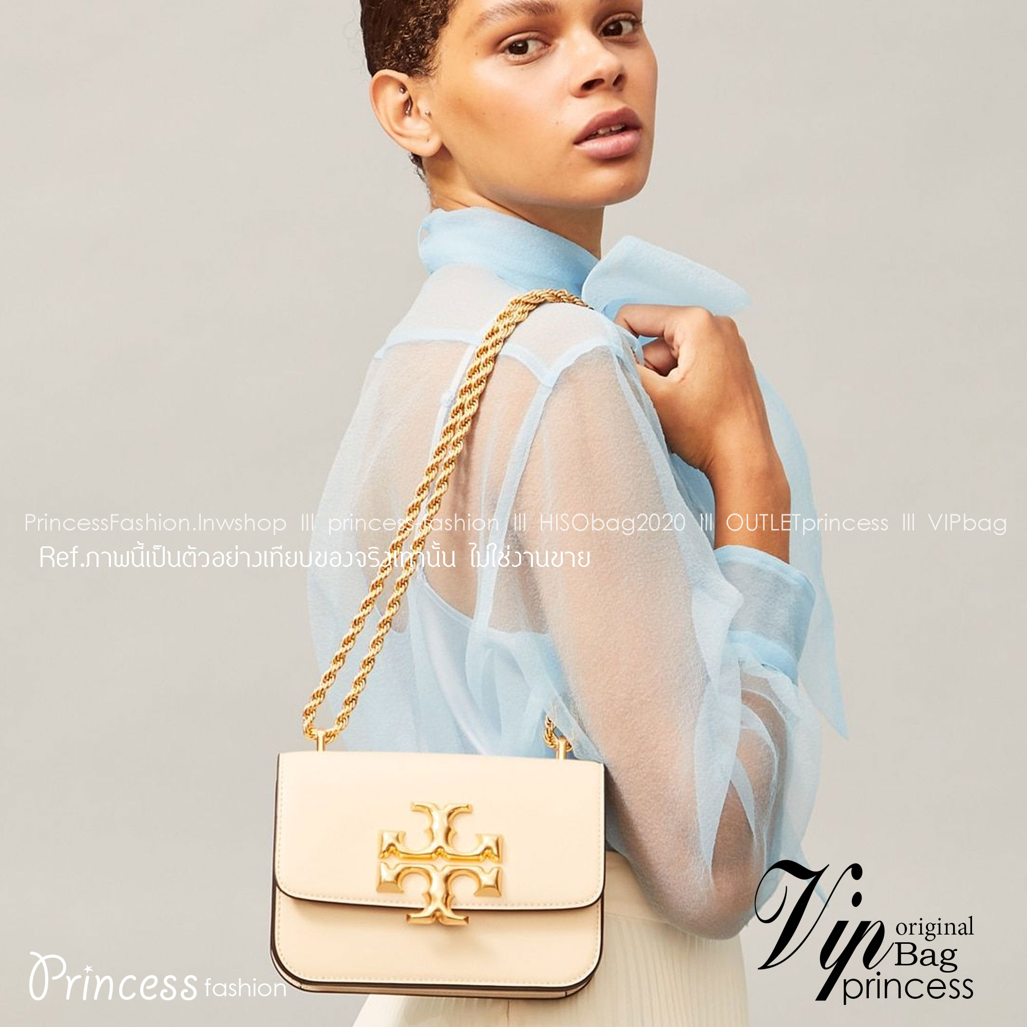 Tory Burch Bag / TORY BURCH ELEANOR SMALL CONVERTIBLE SHOULDER BAG ฮอตไอเท็ม รุ่นนี้ขายดีขายหมด สวยหรู คุณหนู ผู้ดี!! หายากมากแล้วน้า กระเป๋าสะพายข้าง ดีไซน์อยู่ทรง ขนาดกำลังสะดวกใช้ เปิด-ปิดด้วยแถบแม่เหล็ก ภายในแบ่งสัดส่วนได้เป็นอย่างดี