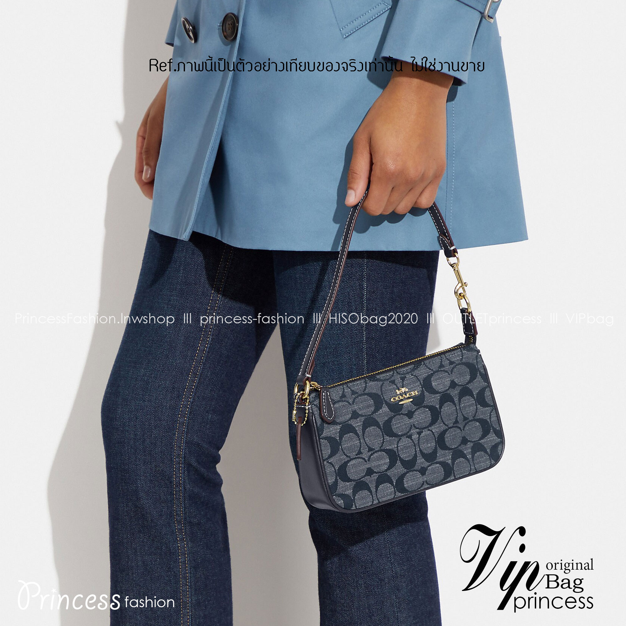 COACH NOLITA 19 IN SIGNATURE CHAMBRAY CH149 พร้อมส่ง คอลเลคชั่นใหม่ น่ารักน่าใช้ ในสไตล์คลาสสิค กระเป๋าทรงพอชขนาดมินิ ที่สามารถสะพายไหล่ และกึ่งคล้องมือใช้ได้ 2 สไตล์