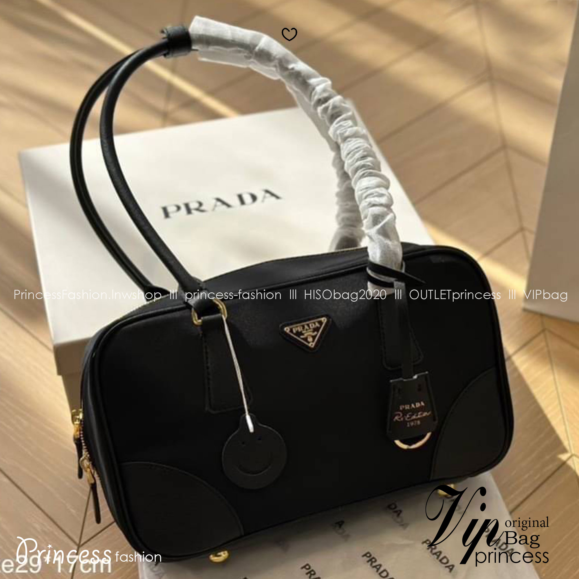 PRADA Re-Edition 1978 medium Re-Nylon two-handle bag กระเป๋าสะพายไหล่ทรงคลาสสิค ไอเท็มสุดปัง ที่ฮิตตลอดกาลไม่ว่าจะปีไหนๆ เหมาะเป็น everyday bag มากๆ