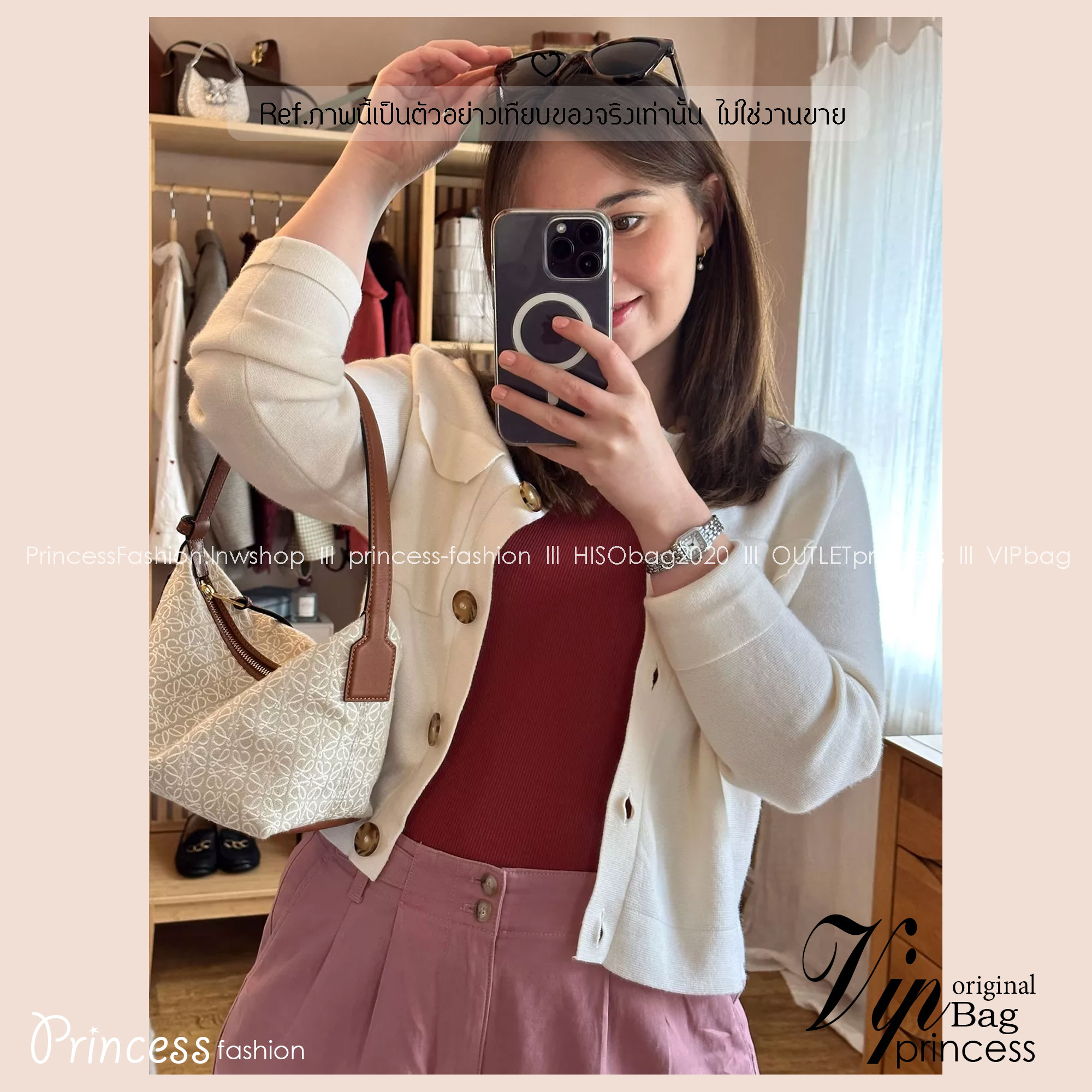 LOEWE Cubi Small Logo Canvas Top Handle Bag กระเป๋าทรงสวยดีไซน์ยอดฮิตประจำปีเลย! ปักโลโก้แบรนด์บนผ้าทั้งใบเป็นเอกลักษณ์ หูจับปรับได้ สวยหรูวินเทจ