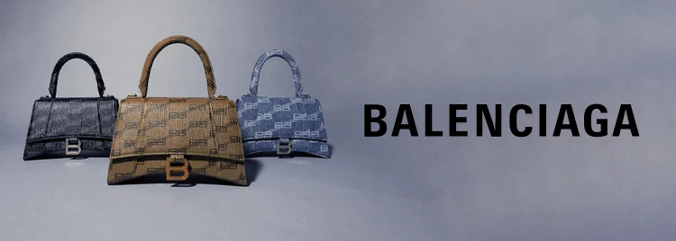BALENCIAGA Hourglass BAG XS S / BALENCIAGA Hourglass Crocodile embossed calfskin กระเป๋าสะพายแบรนด์หรูซิกเนเจอร์ใบล่าสุด ที่มาพร้อมดีไซน์โดดเด่น มีความโฉบเฉี่ยว โค้งมนเหมือนพระจันทร์เสี้ยว เพิ่มความโดดเด่นสะดุดตาด้วยการตกแต่งอักษร B เมทัลลิก ที่เป็นเอกลัก