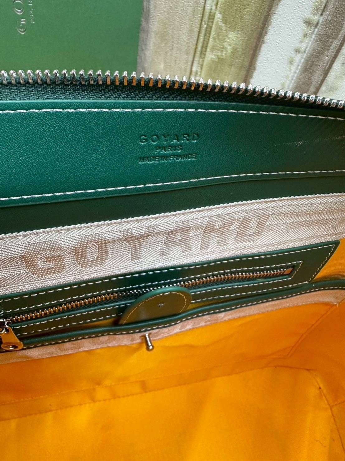 7 สี ORI หนังแท้ | GOYARD Goyardine Sac Marie Galante 35cm / Goyard Tote Bag กระเป๋าสะพายทรงโท้ท พร้อมหูจับใช้งานง่าย ภายในโล่งกว้าง หรูหราลงตัว