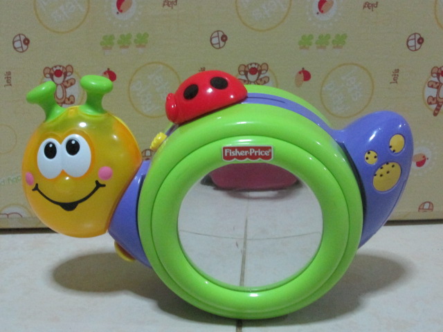 Fisher Price Go Baby Go 1-2-3 Crawl-Along Snail ของเล่นเสริมพัฒนาการสำหรับเด็กมือสอง