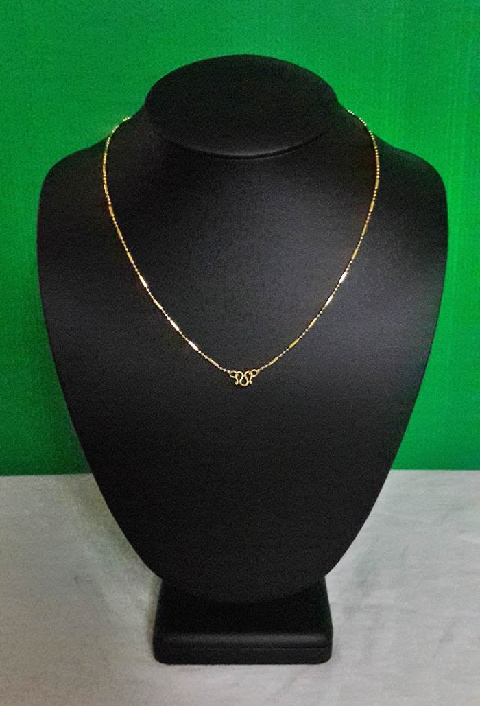 สร้อยคอผู้หญิงทำจากเหรียญ25,50ส.ต.ลายไข่ปลาสลับปล้องค่ะ