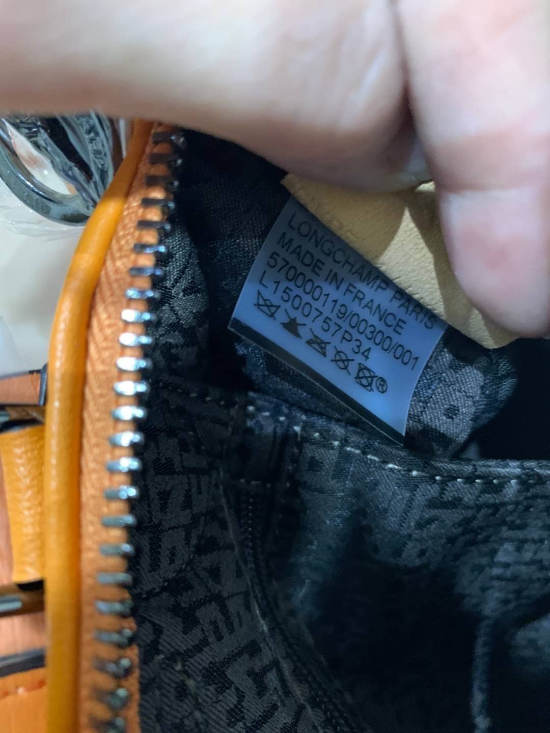 ของแท้ 100% Longchamp LE PLIAGE CUIR TOP HANDLE BAG Color: Black,Orange,Sienna, Navy,Nordic,Grey,Lichen