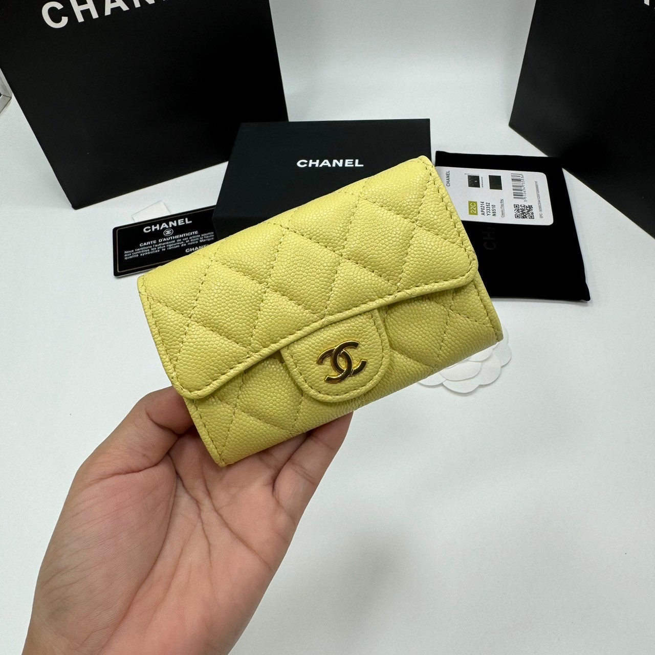 พร้อมส่ง 7 สี CHANEL WALLET กระเป๋าสตางค์รุ่นยอดนิยมใบสั้น เกรดออริ 1:1 ใช้งานต่างประเทศได้ ภาพถ่ายจากงานขายจริง