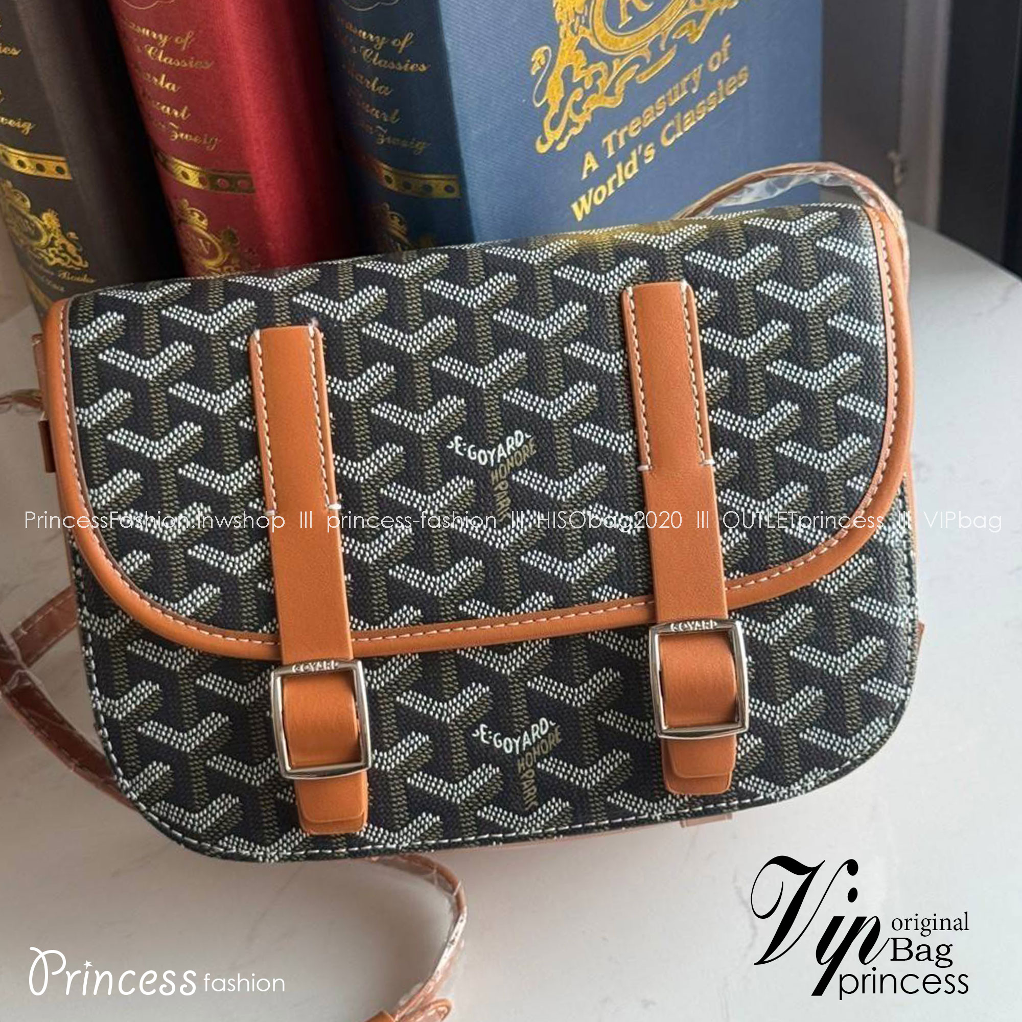 พร้อมส่ง 4 สี GOYARD Belvedere Messenger กระเป๋าสะพายแบรนด์หรูสัญชาติฝรั่งเศส 🧡 เกรดออริจินอล 1:1 สลับแท้ ใช้งานต่างประเทศได้