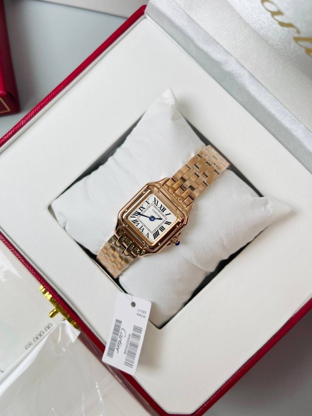 เกรดเทพ Top ORI | นาฬิกาคาเทียร์ New Cartier PANTHERE DE CARTIER WATCH(Ori) เครื่องญี่ปุ่นแท้ 100 % Size 23x30 mm. box set