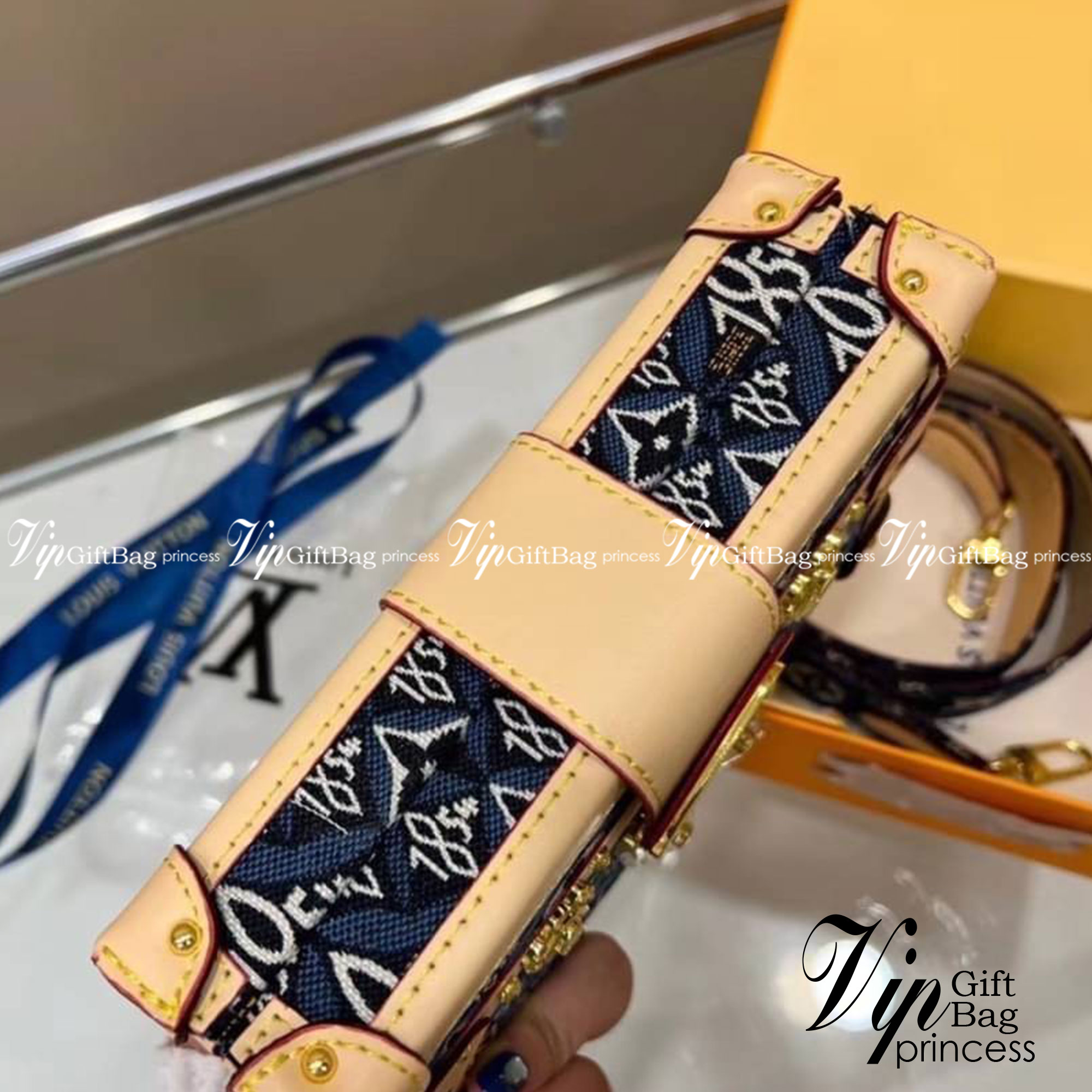 LV Jacquard Since 1854 Petite Malle / LV Since 1854 เกรดออริจินอล พร้อมส่งที่ไทย ภาพถ่ายจากงานขายจริง ใช้งานต่างประเทศได้