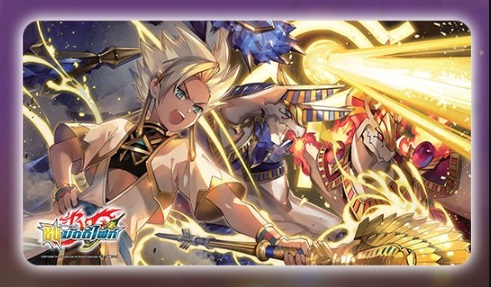 พร้อมส่ง Playmat แผ่นรองเล่นการ์ด ชินบัดดี้ไฟท์ แบบยาง Vol.4 ลาย Aktar Pheido (BF-S-MPT04)