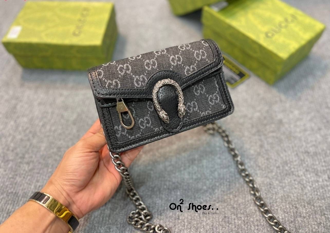 GUCCI Dionysus leather super mini bag / GG Dionysus Wallet พร้อมส่งที่ไทย งานสวยเลยค่า ขนาดกำลังน่ารัก อะไหล่สั่งผลิตเฉพาะรุ่น สะพายขึ้นไหล่คือสวยหรูเลยค่า